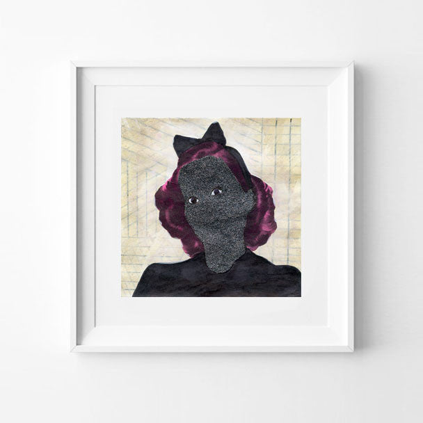 Purple Hair Girl BY SHANNON FRESHWATER