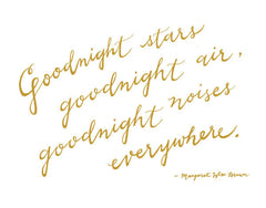 "GOODNIGHT STARS, GOODNIGHT AIR, GOODNIGHT NOISES EVERYWHERE" - GOODNIGHT MOON CALLIGRAPHY ART PRINT BY ANNA SEE