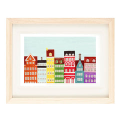 COPENHAGEN ILLUSTRATION GICLEE ART PRINT BY ANNA SEE