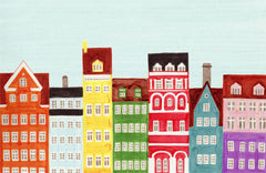 COPENHAGEN ILLUSTRATION GICLEE ART PRINT BY ANNA SEE