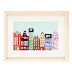 AMSTERDAM ILLUSTRATION GICLEE ART PRINT BY ANNA SEE