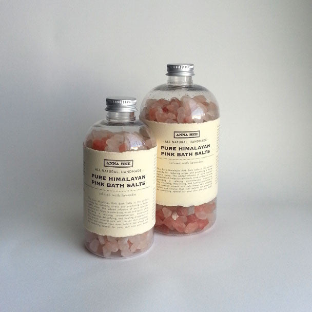 ALL-NATURAL, HANDMADE, PURE HIMALAYAN PINK BATH SALTS,  MADE EXCLUSIVELY FOR ANNA SEE