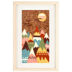 CORK MOUNTAINS ILLUSTRATION GICLEE ART PRINT BY ANNA SEE