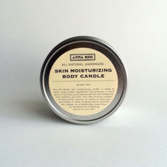 ALL-NATURAL, SKIN MOISTURIZING BODY TRAVEL CANDLE,  8 OZ. HANDMADE EXCLUSIVELY FOR ANNA SEE