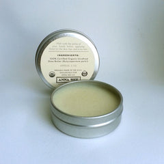 ALL NATURAL, 100% CERTIFIED ORGANIC SHEA BUTTER, 2 OZ. TRAVEL SIZE, HANDMADE EXCLUSIVELY FOR ANNA SEE