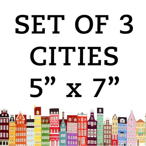 CITIES 5 x 7 SET